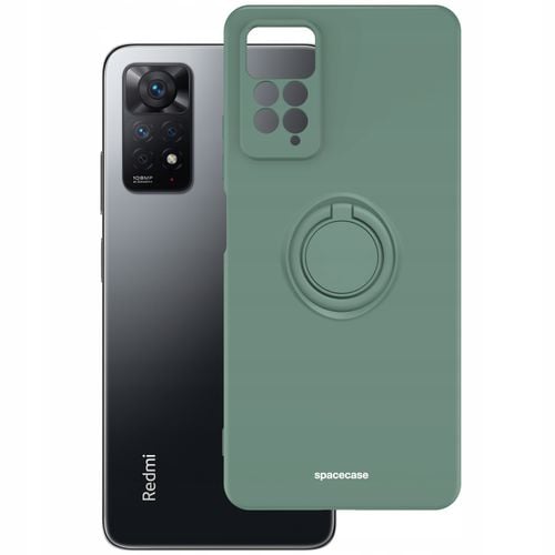 ETUI SILIKONOWE SPACECASE RING CASE DO REDMI NOTE 11 PRO 4G + SZKŁO na Arena.pl