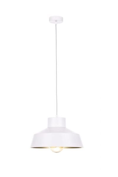 Lampa wisząca 1xE27 MOON WHITE/GOLD zdjęcie 1