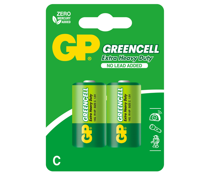 Bateria R14 GP GREENCELL  B2 zdjęcie 1