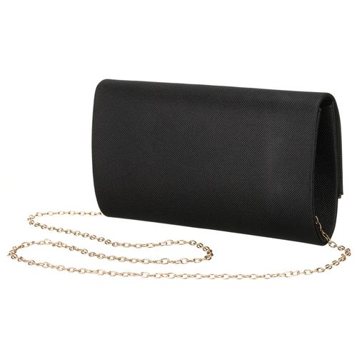 czarna, wizytowa torebka damska wykonana z tkaniny syntetycznej - rovicky na Arena.pl