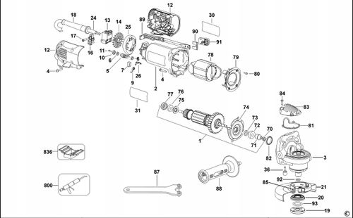 DEWALT N039878 OSŁONA DO DCG412 na Arena.pl