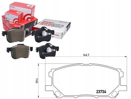 KLOCKI HAM LEXUS RX300 BREMBO na Arena.pl
