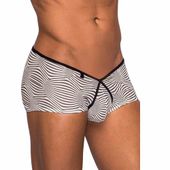 Majtki Męskie Abyss Mini Short S Biało-Czarne