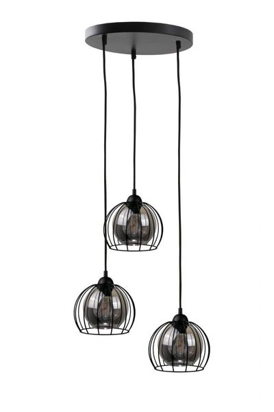 Lampa wisząca 3xE27 SOLO BLACK zdjęcie 1