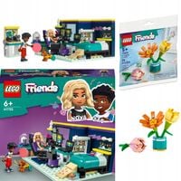 ZESTAW LEGO FRIENDS 41755 POKÓJ NOVY + GRATIS LEGO FRIENDS 30634 KWIATY