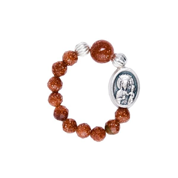 Różaniec na palec z Piasku Pustyni RT-19 zdjęcie 1