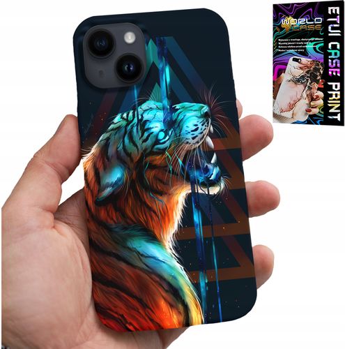 ETUI DO IPHONE 14 PLUS - TYGRYS MĘSKIE WZORY NA OBUDOWĘ, CASE na Arena.pl