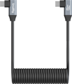 SmallRig 4793 USB-C kątowy do USB-C kątowy spiralny kabel danych