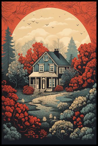 Plakat 61x91,5cm Idylla Rustykalna na Arena.pl