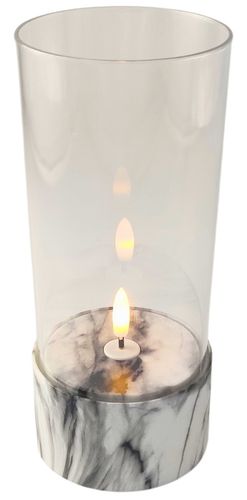 Świeca LED SUBITO C701 H190 marmur (677) na Arena.pl
