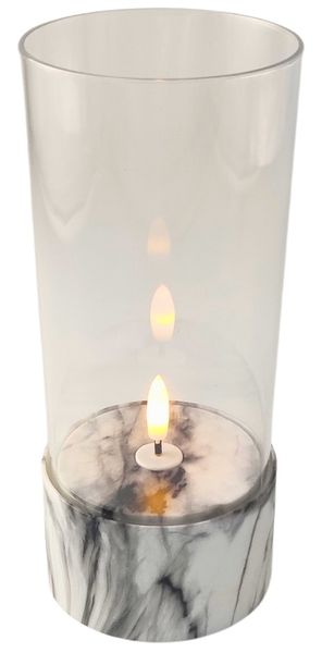 Świeca LED SUBITO C701 H190 marmur (677) zdjęcie 2