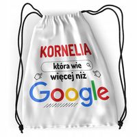 Plecak Dla Korneli Sportowy Szkolny Worek Torba Z Nadrukiem Ze Zdjęciem