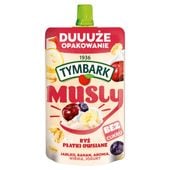 Tymbark Musly ryż płatki owsiane jabłko banan aronia wiśnia jogurt 170 g
