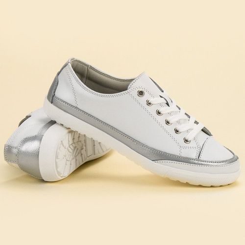 Białe Skórzane Trampki r.41 na Arena.pl