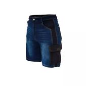 SZORTY JEANS'OWE, KRÓTKIE DŻINSY ROBOCZE, SZORTY Z DENIMU DEDRA BH45ST-XXL GRAMATURA 280G/M2, ROZMIAR XXL