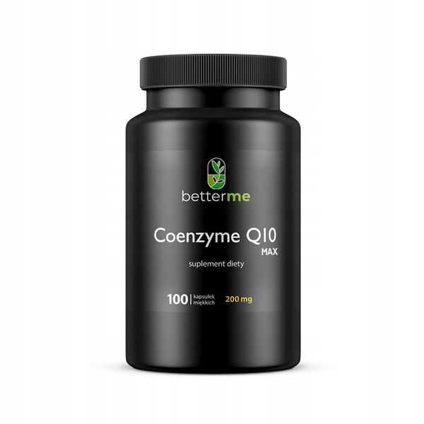 Koenzym Q10 max BetterMe 200mg 100szt w oleju lnianym super przyswajalność zdjęcie 1