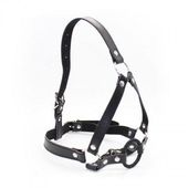 Knebel-Imbracatura Per Testa Con Anello Head Harness+Ring Gag