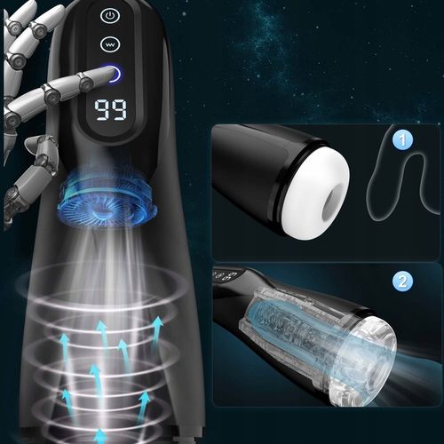 Automatyczne masturbator meski z funkcją ssania, wibracji, ogrzewania na Arena.pl