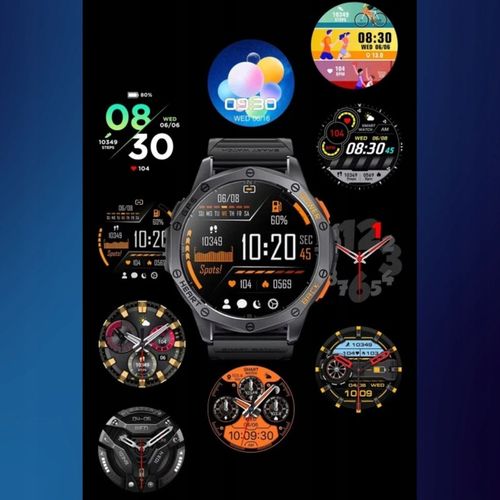 SMARTWATCH MĘSKI GPS MENU POLSKIE WODOODPORNY SPORT ROZMOWY SMART WATCH PL na Arena.pl