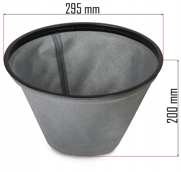 FILTR WORKOWY DO POPIOŁU SEPARATORA PŁÓTNO 295mm PM-ESP-2000-FP zdjęcie 2