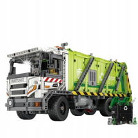 KLOCKI REOBRIX CIĘŻARÓWKA ŚMIECIARKA GARBAGE TRUCK DYNAMIC 1355 PCS TECHNIC