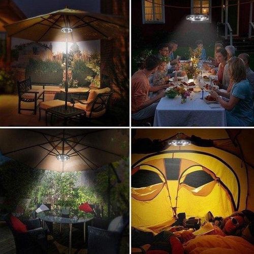 OŚWIETLENIE LAMPA PARASOLOWA PARASOL BALKON LED na Arena.pl