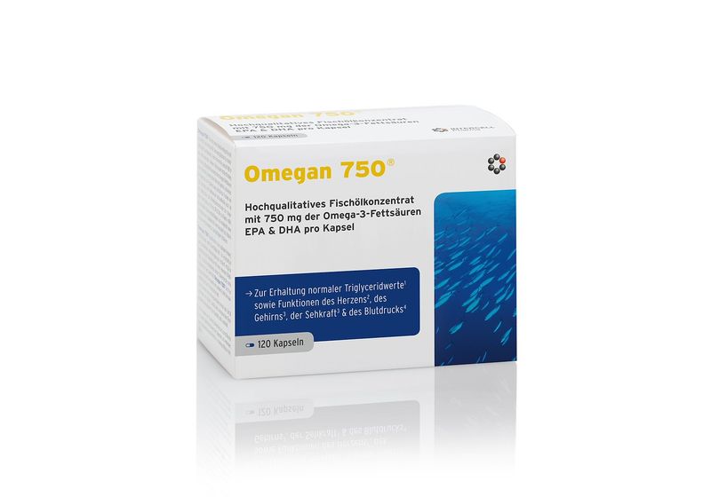 INTERCELL PHARMA Omegan 750 (120 kaps.) zdjęcie 1