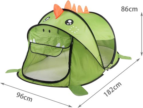 namiot samorozkładający dla dzieci domek do domu ogrodu zielony dinozaur na Arena.pl