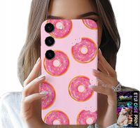 ETUI DO SAMSUNG GALAXY S23 - WZÓR Z PĄCZKAMI DONATAMI POLEWĄ CUKROWĄ