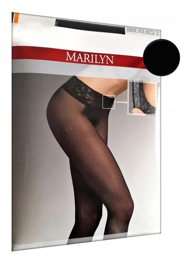 Rajstopy Marilyn EROTIC VITA BASSA 30DEN NERO 4/L na Arena.pl
