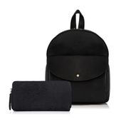 zestaw upominkowy dla niej zup-23-bl: plecak t-18-bl portfel t-08-bl