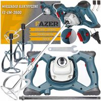 MIESZADŁO DO KLEJU BETONU FARB ELEKTRYCZNE 2600W + x2 MIESZALNIK
