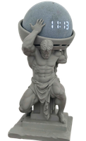 Atlas Reimagined: Stojak na Amazon Echo Dot SZARY