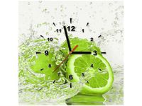 40X40CM ZEGAR LIMONKA WODZIE OBRAZ DRUK