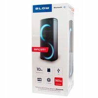 MOCNY DUŻY GŁOŚNIK PRZENOŚNY BLUETOOTH PARTYBOX KARAOKE KOLUMNA RADIO FM