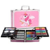 ZESTAW ARTYSTYCZNY MALOWANIA WALIZKA KREDKI FARBY