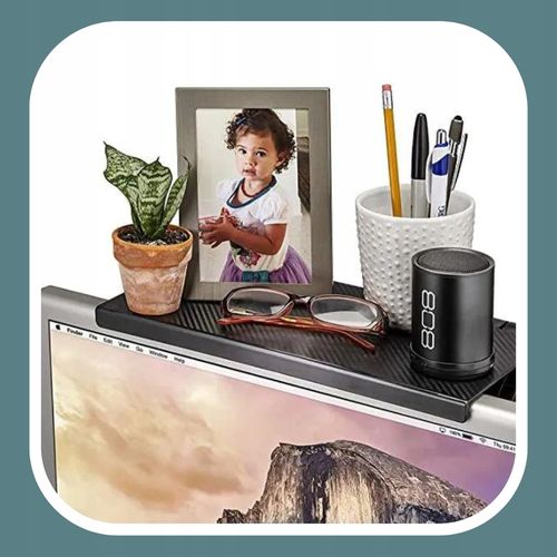 PÓŁKA NAKŁADANA NA MONITOR TV UCHWYT DEKODER DVB-T na Arena.pl