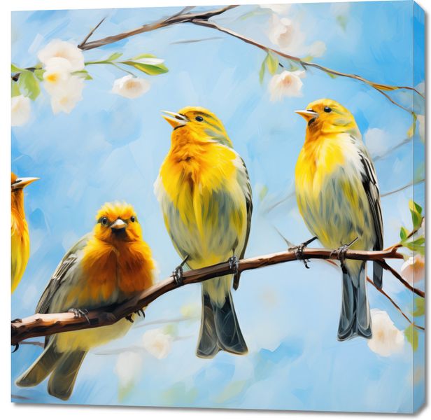 Obraz 100x100cm Wiosenne Pogwizdy zdjęcie 1