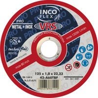 tarcza wypukła t27 125*1.6*22 a46tbf-vrs - t27 125*1.6v