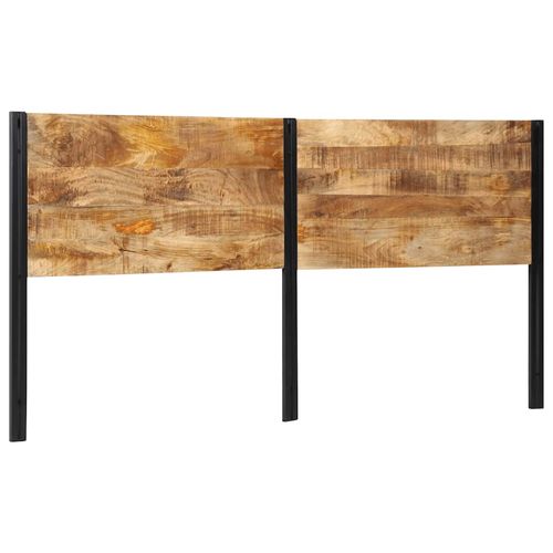 Zagłówek 200 cm lite drewno mango i żelazo na Arena.pl