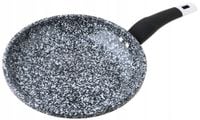 PATELNIA Ceramiczna GRANITOWA Nieprzywierająca 24cm INDUKCJA GAZ 6345