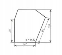szyba drzwi dolna ciągnika Zetor 5011 6011 6045 7011 7045 69117913