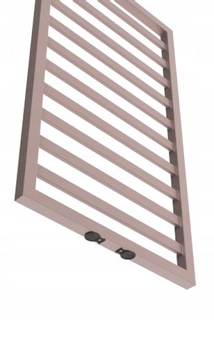 *Grzejnik łazienkowy MELY 720x530 318W *ZŁOTY RÓŻ na Arena.pl