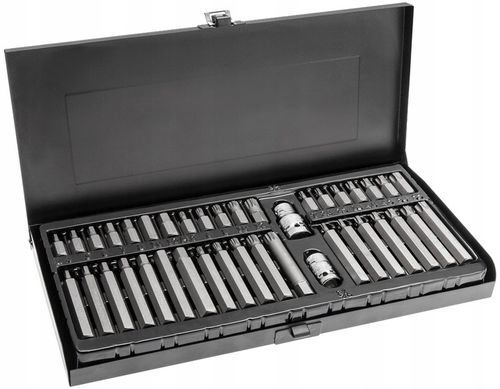 HOGERT HT1S404 ZESTAW NASADEK KLUCZY BITY SPLINE IMBUS TORX KOMPLET 40el na Arena.pl