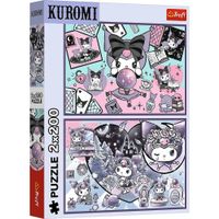 puzzle 2x200 psoty kuromi hello kity 13345