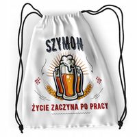 Plecak Dla Szymona Sportowy Szkolny Worek Torba Z Nadrukiem Ze Zdjęciem