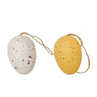 Jajka plastikowe z zawieszką 5 cm 12 szt