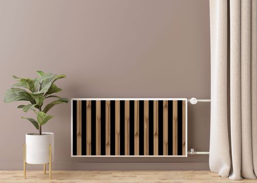 Osłona Magnetyczna Na Kaloryfer Lamele 3D Imitacja Drewna 120cm x 60cm na Arena.pl