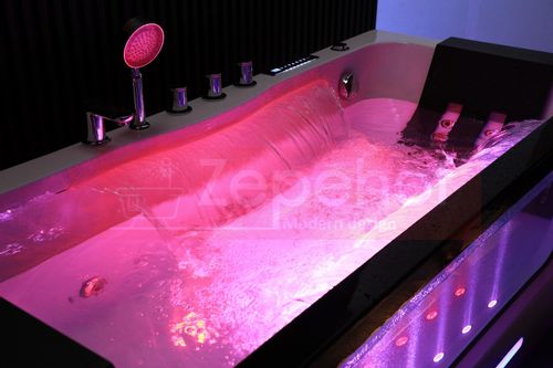 Wanna z hydromasażem EBX-7066 white prostokątna 170cmx78cmx61cm Wodosp na Arena.pl