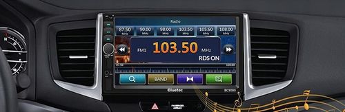 RADIO SAMOCHODOWE BLUETOOTH 2 DIN 7" RDS USB MICRO SD 4x50W KAMERA COFANIA na Arena.pl